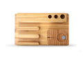 Bamboo Docking Station With 4 USB Port